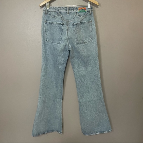 Daily Blue by Adriano Goldschmied Skye High Rise Flare Jeans Size 28 Bell Bottom - Picture 4 of 7